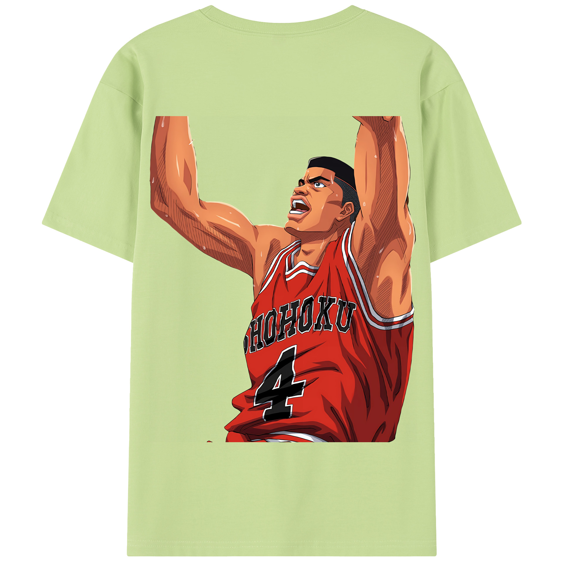 SLAM DUNK／スラムダンク 綿100％半袖Tシャツ（背面プリント）